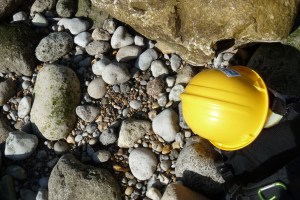 If in doubt wear a hard hat.