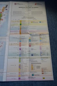 BGS Bedrock Geology North UK 1:625 000 legend