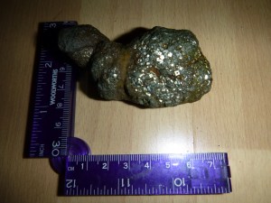 There were some beautifully cubic pyrite crystals...