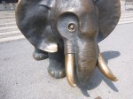 The NHMW was guarded by ths cute little elephant!