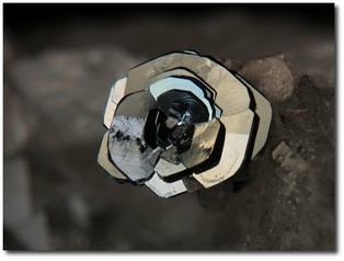 A gorgeous photo of haematite by Jean-Marc Johannet from the MinDat website.