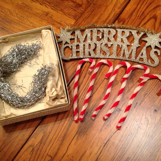 This metal tinsel was probably made from lead, but in the 1600's tinsel was made from actual silver! This image is from Motherboard.