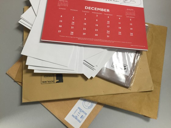 Is your overseas post ready to go - or have you already sent it?!