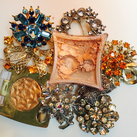 A bit of sparkle goes a long way at this time of year and shimmery make-up just helps it along!